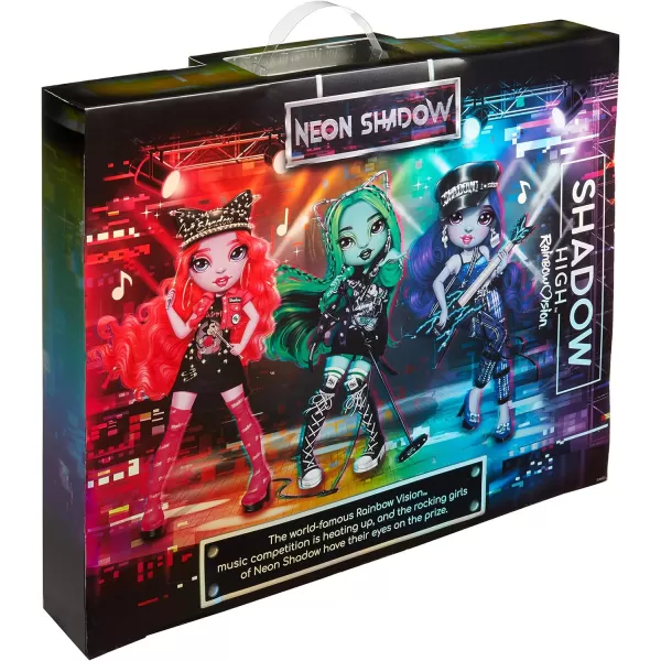 Rainbow Vision Shadow High Neon Shadow- Harley Limestone  Posable Fashion Doll. 2 Designer Outfits to Mix &amp; Match, Rock Band Accessories Playset, Great Toy Gift Kids 6-12 Years &amp; Collector Posable Fashion Doll. 2 Designer Outfits to Mix &amp; Match, Rock Band Accessories Playset, Great Toy Gift Kids 6-12 Years &amp; Collector)