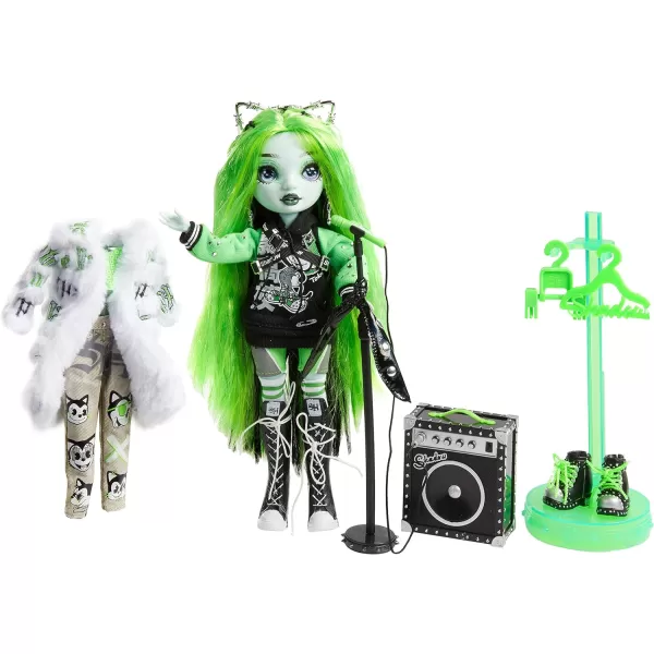 Rainbow Vision Shadow High Neon Shadow- Harley Limestone  Posable Fashion Doll. 2 Designer Outfits to Mix &amp; Match, Rock Band Accessories Playset, Great Toy Gift Kids 6-12 Years &amp; Collector Posable Fashion Doll. 2 Designer Outfits to Mix &amp; Match, Rock Band Accessories Playset, Great Toy Gift Kids 6-12 Years &amp; Collector)