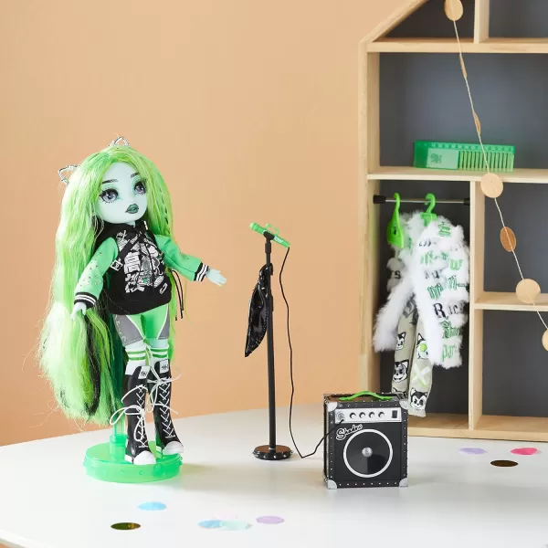 Rainbow Vision Shadow High Neon Shadow- Harley Limestone  Posable Fashion Doll. 2 Designer Outfits to Mix &amp; Match, Rock Band Accessories Playset, Great Toy Gift Kids 6-12 Years &amp; Collector Posable Fashion Doll. 2 Designer Outfits to Mix &amp; Match, Rock Band Accessories Playset, Great Toy Gift Kids 6-12 Years &amp; Collector)