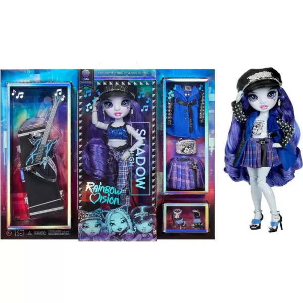 Rainbow Vision Shadow High Neon Shadow - Uma Vanhoose  Posable Fashion Doll. 2 Designer Outfits to Mix &amp; Match, Rock Band Accessories Playset, Great Toy Gift for Kids 6-12 Years &amp; Collector Posable Fashion Doll. 2 Designer Outfits to Mix &amp; Match, Rock Band Accessories Playset, Great Toy Gift for Kids 6-12 Years &amp; Collector)