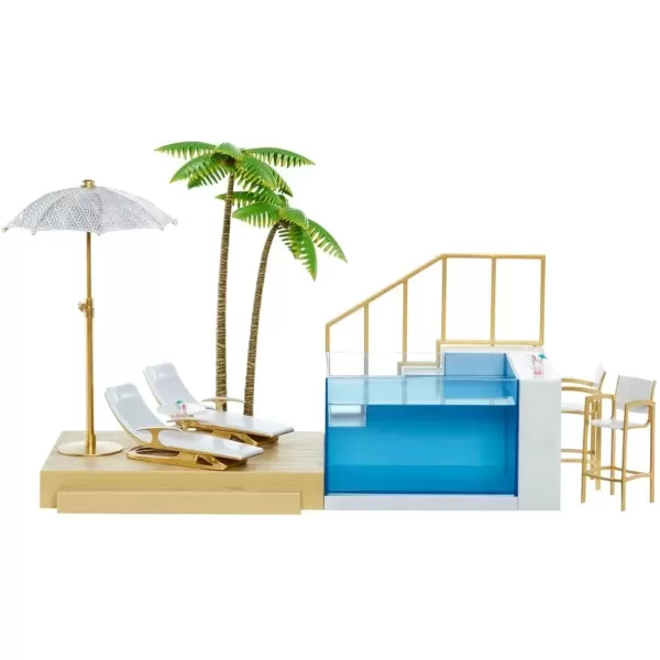 imageRainbow High Color Change Pool ampamp Beach Playset  7in1 LightUpMulticolor Changing Pool Adjustable Umbrella and Pool Accessories Fits 7 Fashion Dolls Toy Gift for Kids Ages 6 7 8 to 12 578475