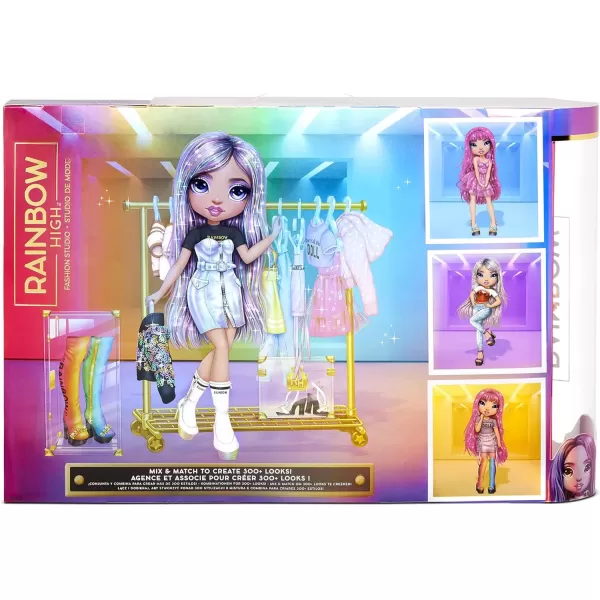 imageRainbow High Fashion Studio with Avery Styles Fashion Doll Playset Includes Designer Outfits ampamp 2 Sparkly Wigs for 300 Looks Gifts for Kids ampamp Collectors Toys for Kids Ages 6 7 8 to 12 Years Oldsingle