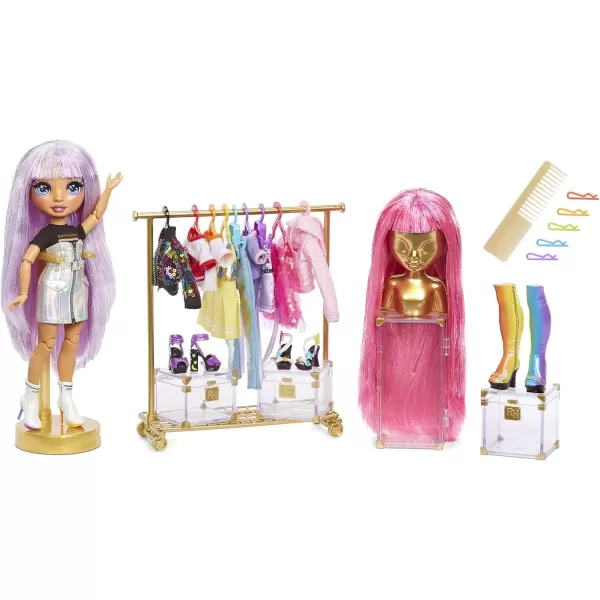 imageRainbow High Fashion Studio with Avery Styles Fashion Doll Playset Includes Designer Outfits ampamp 2 Sparkly Wigs for 300 Looks Gifts for Kids ampamp Collectors Toys for Kids Ages 6 7 8 to 12 Years Oldsingle