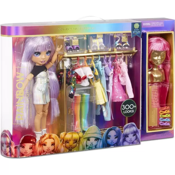 imageRainbow High Fashion Studio with Avery Styles Fashion Doll Playset Includes Designer Outfits ampamp 2 Sparkly Wigs for 300 Looks Gifts for Kids ampamp Collectors Toys for Kids Ages 6 7 8 to 12 Years Oldsingle