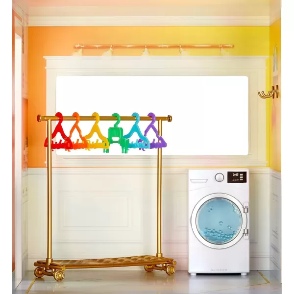 imageRainbow High House  3Story Wood Doll House 4Ft Tall ampamp 3Ft Wide Fully Furnished Fashion Dollhouse Working Hot Tub Shower Elevator 50 Accessories Gift Toy for Kids Ages 6 7 8 to 12 Years
