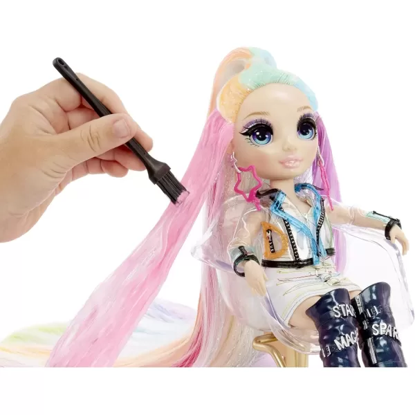 imageRainbow High Salon Playset with Rainbow of DIY Washable Hair Color Foam for Kids and Dolls  Doll Not Included