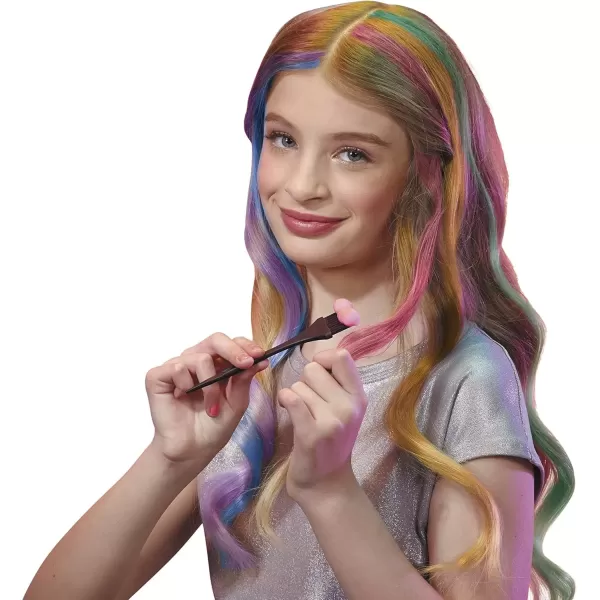 imageRainbow High Salon Playset with Rainbow of DIY Washable Hair Color Foam for Kids and Dolls  Doll Not Included