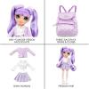 imageRainbow High Jr High Violet Willow  9inch Purple Fashion Doll with Doll Accessories Open and Closes Backpack Great Gift for Kids 612 Years Old and Collectors