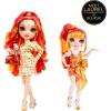 imageRainbow High Junior High Special Edition Laurel DeVious  9quot Red and Orange Posable Fashion Doll with Accessories and OpenClose Soft Backpack Great Toy Gift for Kids Ages 412