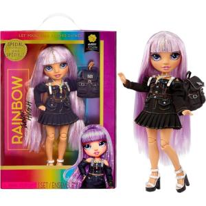 imageRainbow High Avery Styles 9quot Posable Fashion Doll with Accessories and Backpack  Ages 412