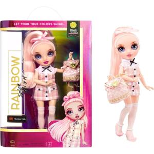 imageRainbow High Jr High Series 2 Bella Parker 9quot Pink Posable Fashion Doll with Designer Accessories and OpenClose Backpack Great Toy Gift for Kids Ages 612 Years Old ampamp CollectorsFashion