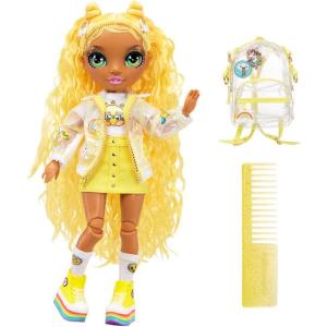 imageRainbow High Jr High Sunny Madison  9inch Yellow Fashion Doll with Doll Accessories Open and Closes Backpack Great Gift for Kids 612 Years Old and Collectors