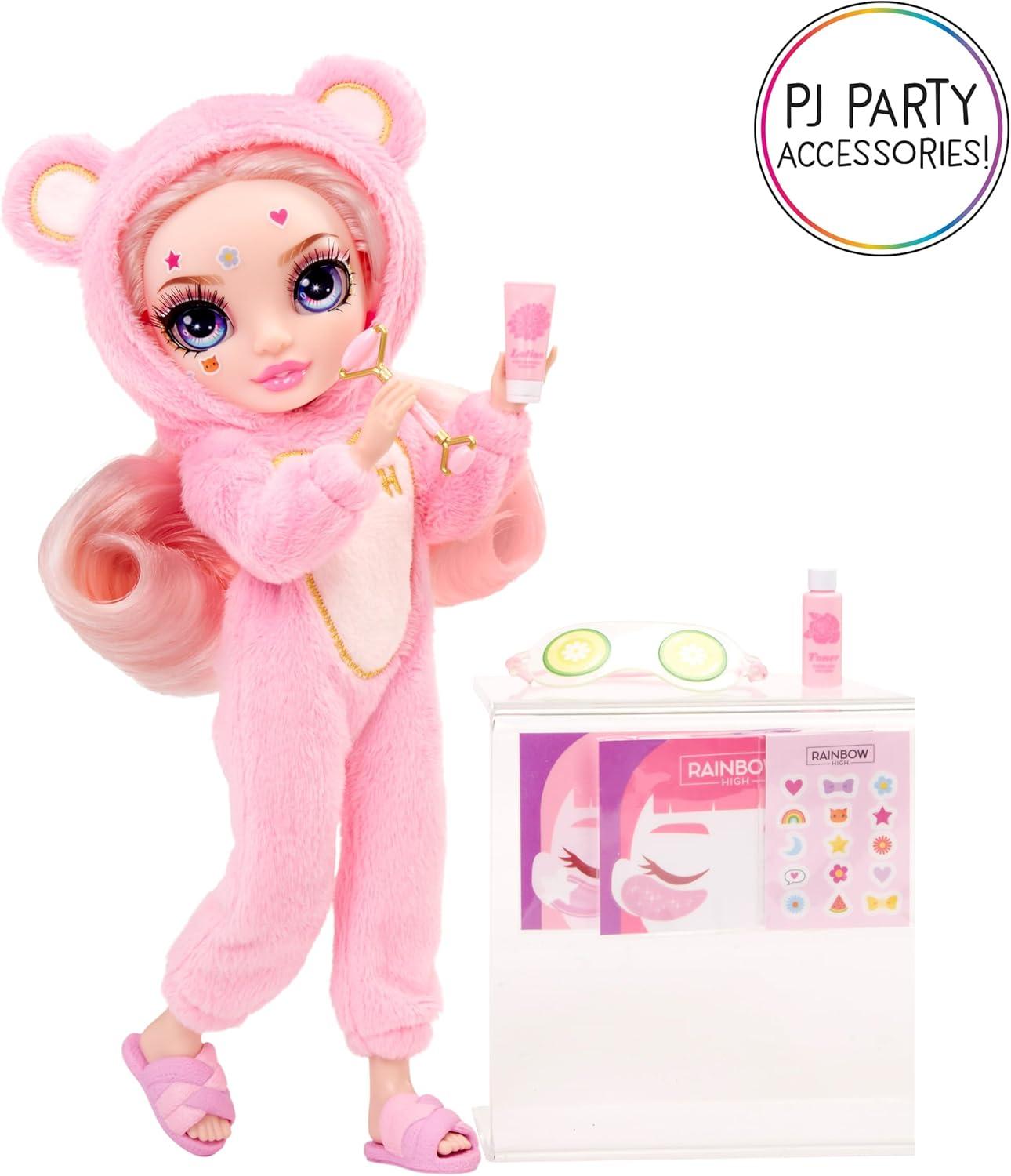 Rainbow High Jr High PJ Party – Bella, Pink 9″ Posable Fashion Doll ...