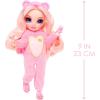 imageRainbow High Jr High PJ Party  Bella Pink 9quot Posable Fashion Doll with Soft Onesie Slippers Fun Play Accessories Great Toy Gift for Girls Kids Ages 412 Years