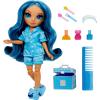 imageRainbow High Jr High PJ Party  Skyler Blue 9quot Posable Fashion Doll with Soft Onesie Slippers Fun Play Accessories Great Toy Gift for Girls Kids Ages 412 Years