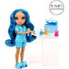 imageRainbow High Jr High PJ Party  Skyler Blue 9quot Posable Fashion Doll with Soft Onesie Slippers Fun Play Accessories Great Toy Gift for Girls Kids Ages 412 Years