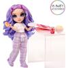 imageRainbow High Jr High PJ Party  Violet Purple 9quot Posable Fashion Doll with Soft Onesie Slippers Fun Play Accessories Great Toy Gift for Girls Kids Ages 412 Years