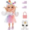 imageRainbow High Littles  Opal Raine Rainbow 55quot Posable Small Doll with Purse Magical Pet Unicorn Girls Toy Gift Kids Ages 412 Years
