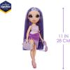 imageRainbow High Swim ampamp Style Violet Purple 11quot Fashion Doll with Shimmery Wrap to Style 10 Ways Removable Swimsuit Sandals Fun Play Accessories Great Toy Gift for Girls Kids Ages 412 Years