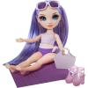 imageRainbow High Swim ampamp Style Violet Purple 11quot Fashion Doll with Shimmery Wrap to Style 10 Ways Removable Swimsuit Sandals Fun Play Accessories Great Toy Gift for Girls Kids Ages 412 Years