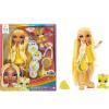 imageRainbow High Sunny Yellow with Slime Kit ampamp Pet Blonde 11quot Shimmer Posable Fashion Doll with DIY Sparkle Slime Magical Yeti Pet Fun Play Accessories Great Toy Gift for Girls Kids Ages 412 Years