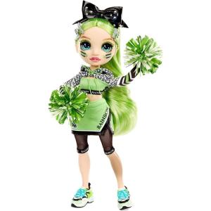 imageRainbow High Cheer Jade Hunter  Green Cheerleader Fashion Doll with 2 Pom Poms and Doll Accessories Great Gift for Kids 612 Years Old