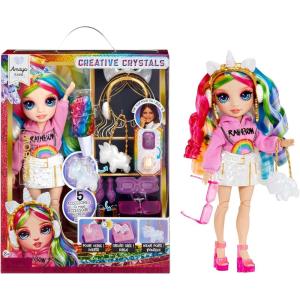 imageRainbow High Creative Crystals Amaya  Rainbow 11 Fashion Doll with Crystal Accessory Make It Kit Ring for You DIY Crafts Resin Play Kids Gift 8