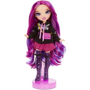 imageRainbow High Series 3 EMI Vanda Fashion Doll  Orchid Deep Purple with 2 Designer Outfits to Mix ampamp Match with Accessories Gift for Kids and Collectors Toys for Kids Ages 6 7 8 to 12 Years Old