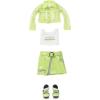 imageRainbow High Karma Nichols  Neon Green Fashion Doll with 2 Doll Outfits to Mix ampamp Match and Doll Accessories Great Gift for Kids 612 Years Old1 Count Pack of 1