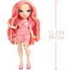 imageRainbow High Pinkly  Pink Fashion Doll in Fashionable Outfit with Glasses ampamp 10 Colorful Play Accessories Gift for Kids 412 Years and Collectors