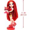 imageRainbow High Ruby Red with Slime Kit ampamp Pet 11quot Shimmer Posable Fashion Doll with DIY Sparkle Slime Magical Yeti Pet Fun Play Accessories Great Toy Gift for Girls Kids Ages 412 Years
