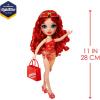 imageRainbow High Swim ampamp Style Ruby Red 11quot Fashion Doll with Shimmery Wrap to Style 10 Ways Removable Swimsuit Sandals Fun Play Accessories Kids Toy Gift Ages 412 Years