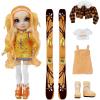 imageRainbow High Winter Break Poppy Rowan  Orange Fashion Doll and Playset with 2 Designer Outfits Pair of Skis and Accessories Kids and Collectors Toy Gift Ages 6 7 8 to 12