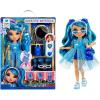 imageRainbow High Creative Crystals Skyler  Blue 11 Fashion Doll with Crystal Accessory Make It Kit Ring for You DIY Crafts Resin Play Kids Gift 8
