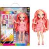 imageRainbow High Pinkly  Pink Fashion Doll in Fashionable Outfit with Glasses ampamp 10 Colorful Play Accessories Gift for Kids 412 Years and Collectors