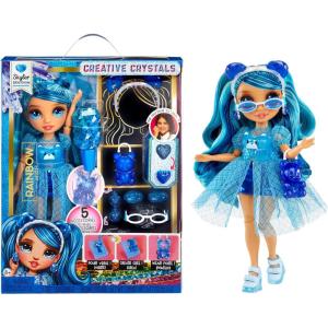 imageRainbow High Creative Crystals Skyler  Blue 11 Fashion Doll with Crystal Accessory Make It Kit Ring for You DIY Crafts Resin Play Kids Gift 8