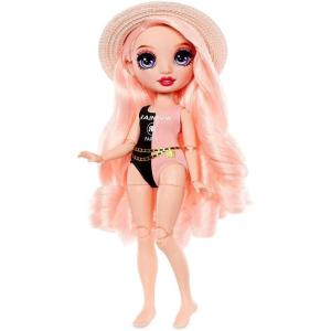 imageRainbow High Pacific Coast Bella Parker Pink Fashion Doll with 2 Designer Outfits Pool Accessories Playset Interchangeable Legs Toys for Kids Great Gift for Ages 612 Years