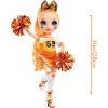 imageRainbow High Cheer Poppy Rowan  Orange Cheerleader Fashion Doll with 2 Pom Poms and Doll Accessories Great Gift for Kids 612 Years Old