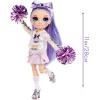 imageRainbow High Cheer Violet Willow  Purple Cheerleader Fashion Doll with Pom Poms and Doll Accessories Great Gift for Kids 612 Years Old