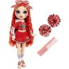imageRainbow High Cheer Ruby Anderson  Red Cheerleader Fashion Doll with 2 Pom Poms and Doll Accessories Great Gift for Kids 612 Years Old