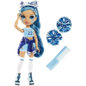 imageRainbow High Cheer Skyler Bradshaw  Blue Cheerleader Fashion Doll with Pom Poms and Doll Accessories Great for Kids 612 Years Old