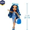 imageRainbow High Swim ampamp Style Skyler Blue 11quot Fashion Doll with Shimmery Wrap to Style 10 Ways Removable Swimsuit Sandals Fun Play Accessories Great Toy Gift for Girls Kids Ages 412 Years