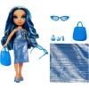 imageRainbow High Swim ampamp Style Skyler Blue 11quot Fashion Doll with Shimmery Wrap to Style 10 Ways Removable Swimsuit Sandals Fun Play Accessories Great Toy Gift for Girls Kids Ages 412 Years