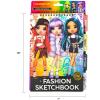 imageHorizon Group USA Rainbow High Scratch n Style Fashion Sketchbook Scratch Art Coloring Book Includes Stencils Crayons Scratch Art Stickers ampamp MoreMulti210933Fashion Sketchbook