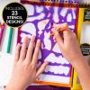 imageHorizon Group USA Rainbow High Scratch n Style Fashion Sketchbook Scratch Art Coloring Book Includes Stencils Crayons Scratch Art Stickers ampamp MoreMulti210933Coloring Book