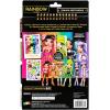 imageHorizon Group USA Rainbow High Scratch n Style Fashion Sketchbook Scratch Art Coloring Book Includes Stencils Crayons Scratch Art Stickers ampamp MoreMulti210933Fashion Sketchbook