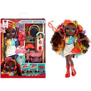 imageRainbow High Creative Crystals Iris  Rainbow 11 Fashion Doll with Crystal Accessory Make It Kit Ring for You DIY Crafts Resin Play Kids Gift 8
