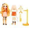 imageRainbow Surprise Rainbow High Poppy Rowan  Orange Clothes Fashion Doll with 2 Complete Mix ampamp Match Outfits and Accessories Toys for Kids 6 to 12 Years Old