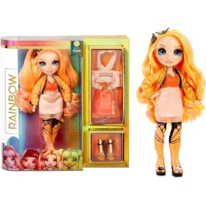 imageRainbow Surprise Rainbow High Poppy Rowan  Orange Clothes Fashion Doll with 2 Complete Mix ampamp Match Outfits and Accessories Toys for Kids 6 to 12 Years Old