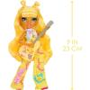 imageRainbow High Jr High Rock Band  Sunny Yellow 9 Fashion Doll with Guitar Customize with Stickers Posable Great Toy Gift for Kids Ages 4